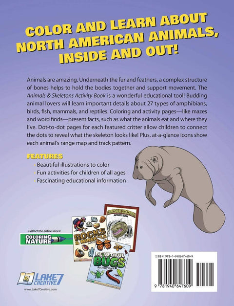 Animals and Skeletons Activity Book - AdventureKEEN