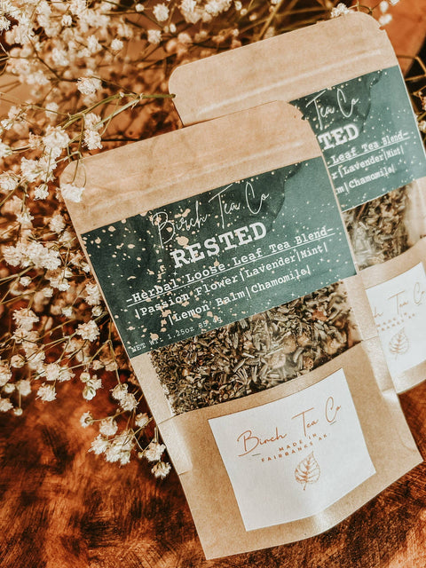 Rested - Herbal Sleepy Time Loose Tea Leaf Blend - Birch Tea Co.