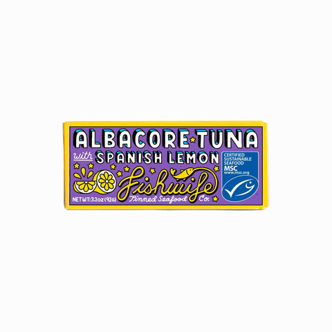 Albacore Tuna with Spanish Lemon, 3.2 oz - Fishwife