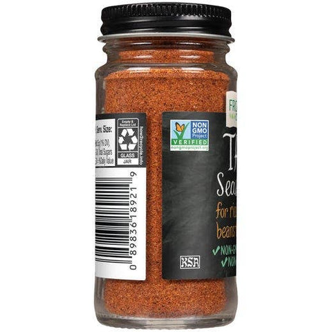Taco Seasoning, Salt Free, 2.33 oz - Frontier Co-op