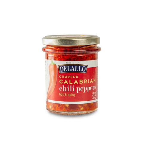 Calabrian Crushed Hot Peppers 6.7oz - Delallo