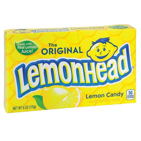 Lemonhead Candy, 5oz Theater Box - Grandpa Joe's Candy Shop
