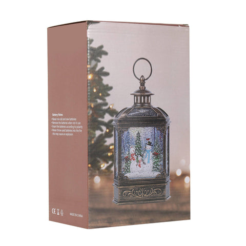 Christmas Vintage Snow Globe Lantern - SINT