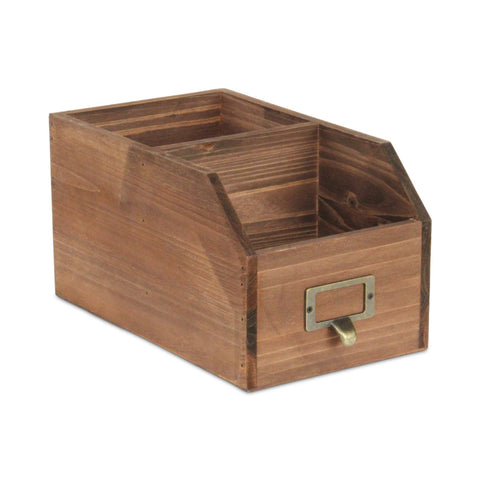 Cheungs Home Decor - Lucius Wooden 2 Slot Organizer