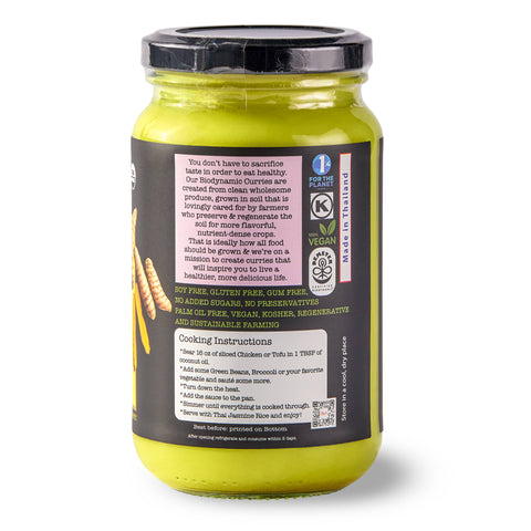 Yellow Thai Curry Sauce, 12.2 fl oz, Biodynamic & Organic - Mike's Organic Curry Love