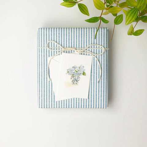 Hydrangea bouquet mini enclosure notecard - Emily Lex Studio