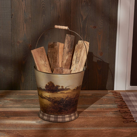 Rural Farmland Bucket, 12" - Primitives by Kathy