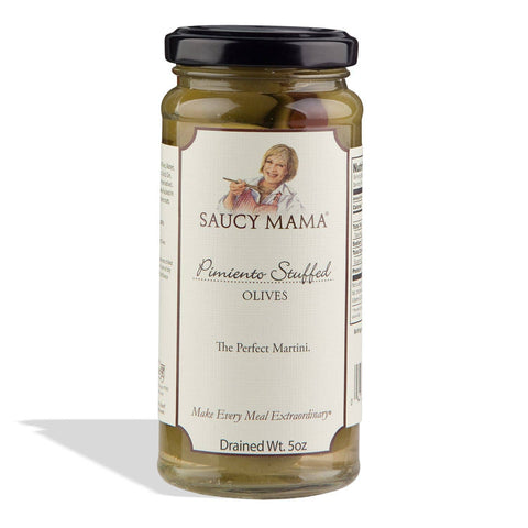 Saucy Mama Pimento Stuffed Olives, 5oz - Suzie's Organics and More