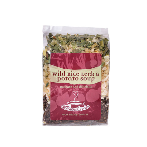 Leek & Potato Wild Rice Soup, 6 oz - The Secret Garden