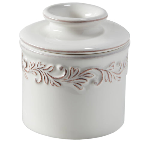 Butter Bell Crock - Antique White Linen - The Original Butter Bell® Crock