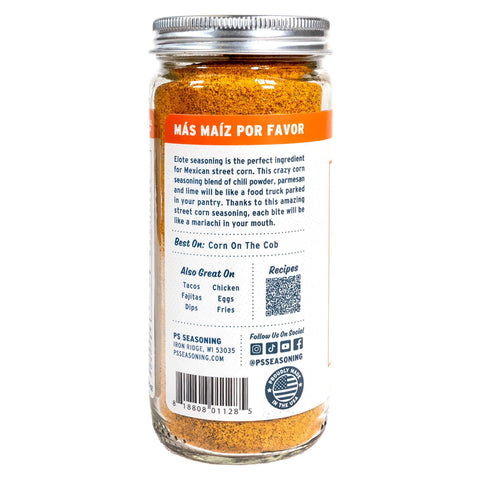 Elote Loco Street Corn Blend, 4.7 oz - PS Seasoning
