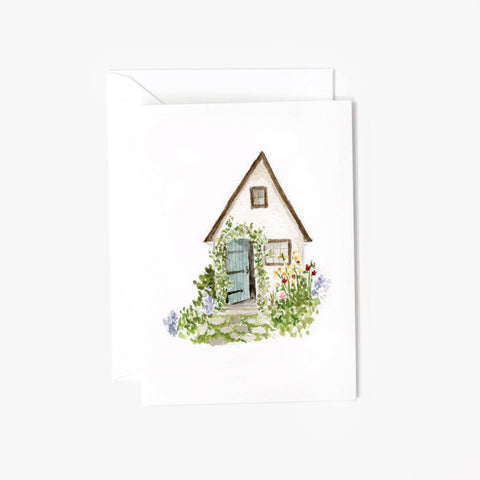 Garden Cottage Mini Notecard, 2.5" x 3.5" - Emily Lex Studio