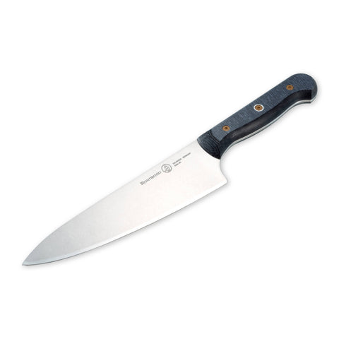 Custom Chef’s Knife, 8", Blue Wood Handle - Messermeister
