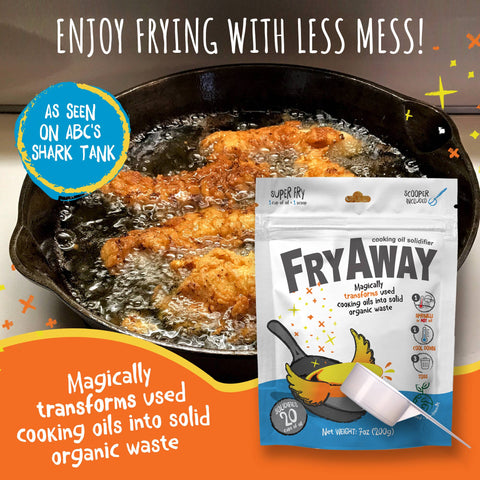 FryAway Cooking Oil Solidifier - Super Fry, 7 oz - FryAway