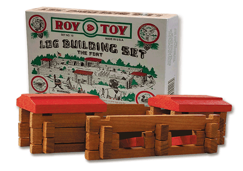 1930's Original Fort, 38 pieces - Roy Toy