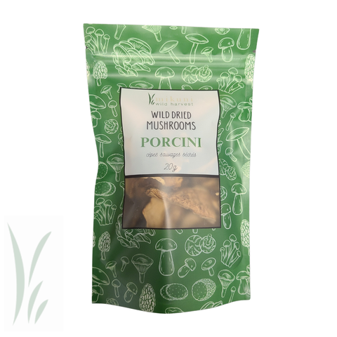 Dried Wild Porcini Mushrooms, 20 g - Mikuni Wild Harvest USA