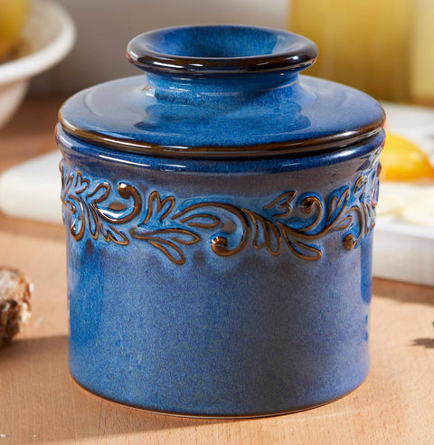 Butter Bell Crock - Antique Denim Blue - The Original Butter Bell® Crock