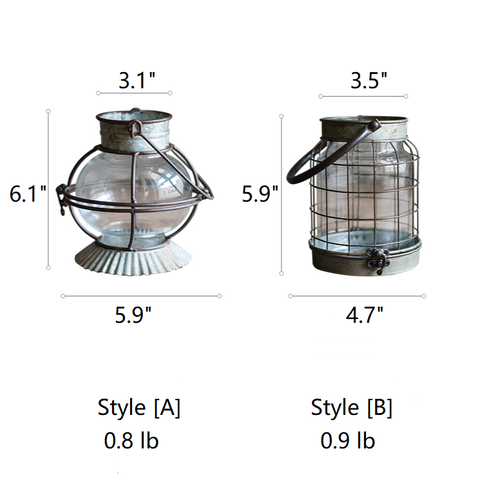 European Restoration Candle Holder, Style [B] - Rustic Reach