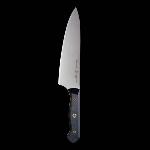 Custom Chef’s Knife, 8", Blue Wood Handle - Messermeister