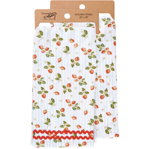 Berry Kitchen Towel - Primitives by Kathy