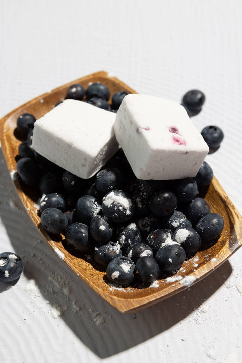 Huckleberry Marshmallow: 12 ct - Creekside Mallow Co.