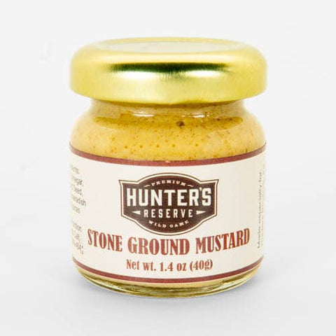 Stone Ground Mustard, 1.4 oz Jar - Hunter's Reserve