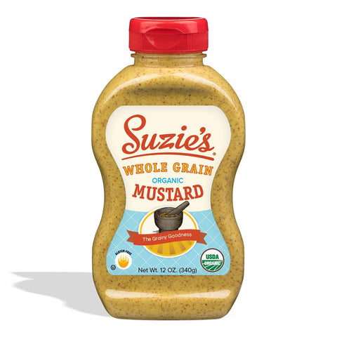 Suzie's Organic Whole Grain Mustard, 12oz - Suzie's Organics