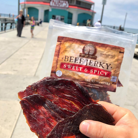Sweet N' Spicy Beef Jerky, All-Natural, 4 oz - Mahogany Smoked Meats