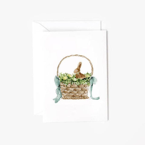 Easter Basket Mini Notecard, 2.5" x 3.5" - Emily Lex Studio