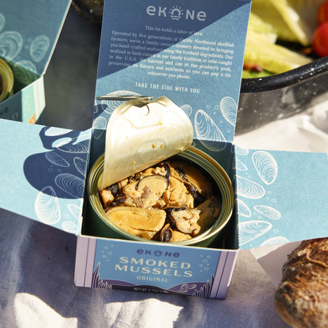 Smoked Mussels, 3.5 oz - Ekone