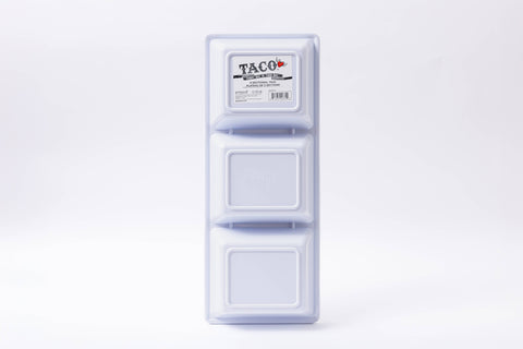 3-Section Taco Tray, Yellow - Prepara