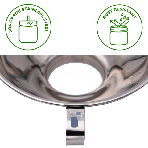 Stainless Steel Funnel for Mason Jars - Mason Jar Lifestyle