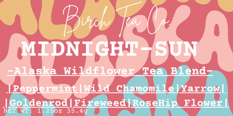 Midnight-Sun - Alaska Wildflower Herbal Tea Blend - Birch Tea Co.