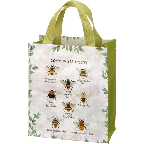Bees Daily Tote, 8.8"x10.3"x4.8" - Primitives by Kathy