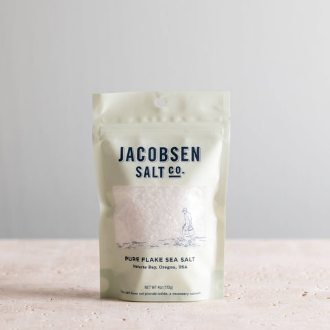 Pure Flake Sea Salt - 4 oz bag - Jacobsen Salt Co.