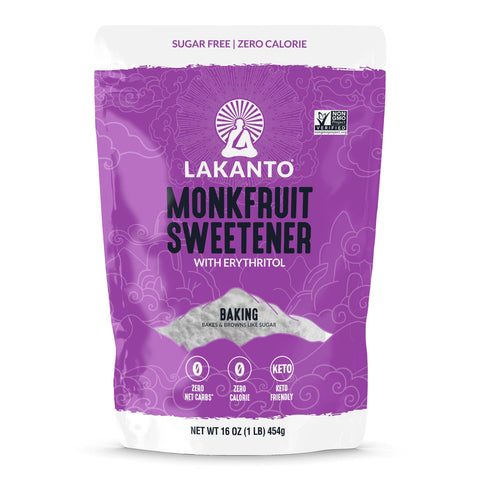 Baking Monk Fruit Sweetener with Erythritol, 1 lb - Lakanto