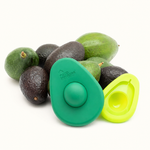 Reusable Silicone Avocado Savers: Fresh Green, Set of 2 - Food Huggers