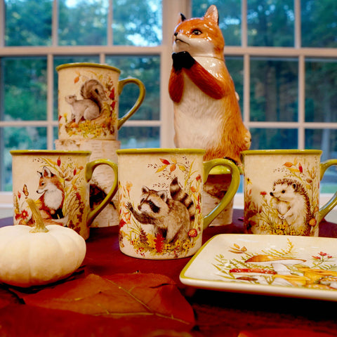 Woodland Critters Fall Mug, 18 oz. asst creatures - Certified International