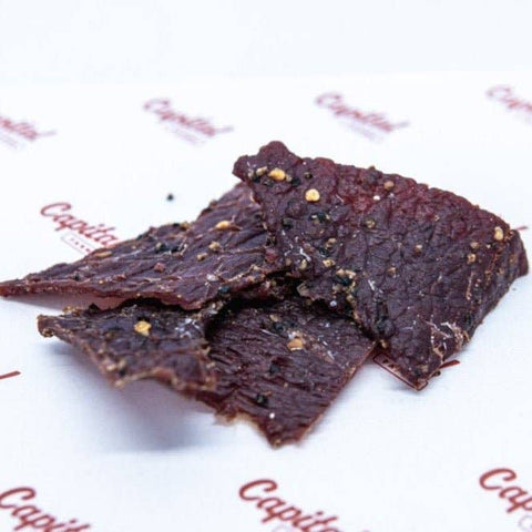 Peppered Beef Jerky - Capital Farms Meats & Provisions