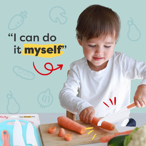 Kid Safe Knives Set for Real Cooking - Baketivity Corp