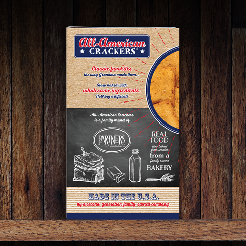 Crispy Cheese Snack Crackers - Partners Crackers