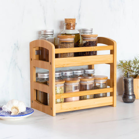 Spice Caddy, 2-Tier - Totally Bamboo
