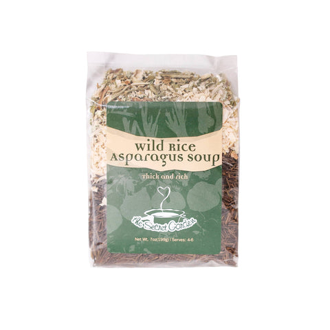 Asparagus Wild Rice Soup, 7 oz - The Secret Garden