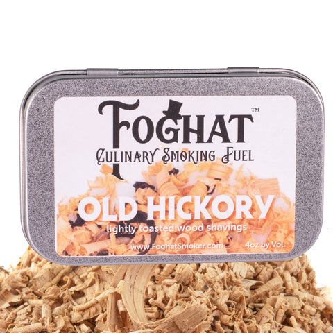 Foghat Culinary Smoking Fuel: Old Hickory, 4oz - ThousandOaksBarrelCo.