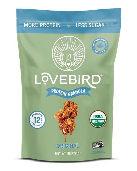 Organic Protein Granola, 8 oz - Lovebird Cereal