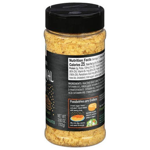 Premium Nutritional Yeast, Non-Dairy Cheese Substitute, 3.6oz - Frontier Co-op
