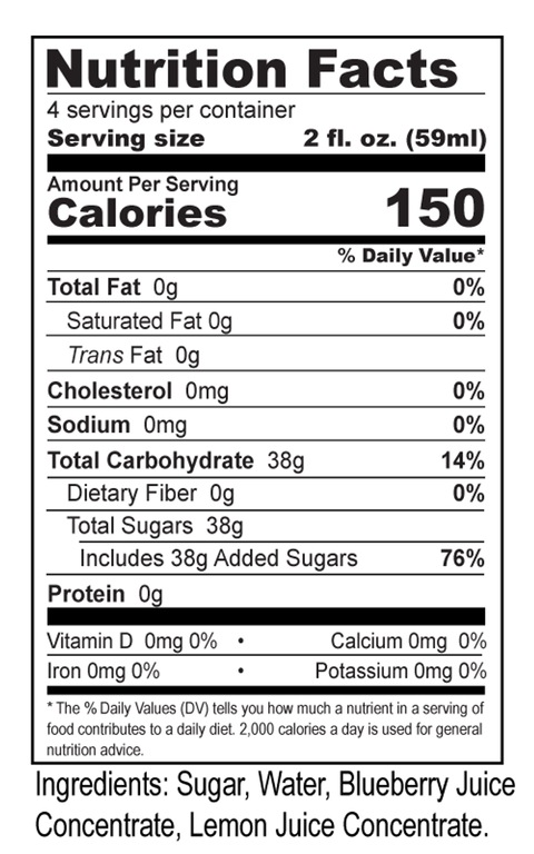 Blueberry Syrup - 8 fl. oz. - Cooper's Mill