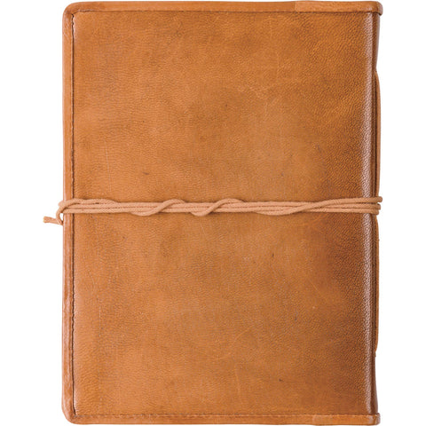 One Small Positive Thought Leather Journal, 96 pgs - Primitives by Kathy