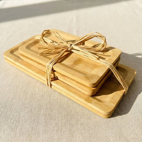 Bamboo Dining Plate Set, 5 piece - Bamboo Switch