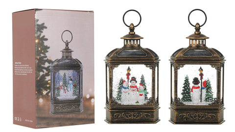 Christmas Vintage Snow Globe Lantern - SINT